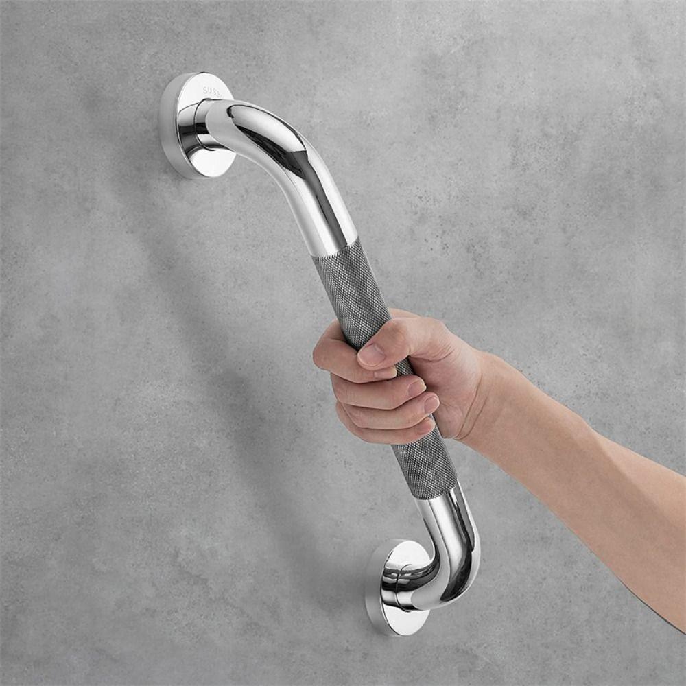 With Anti Slip Texture Shower Safety Support Handle 300/400/500MM Toilet Handrail The Elderly