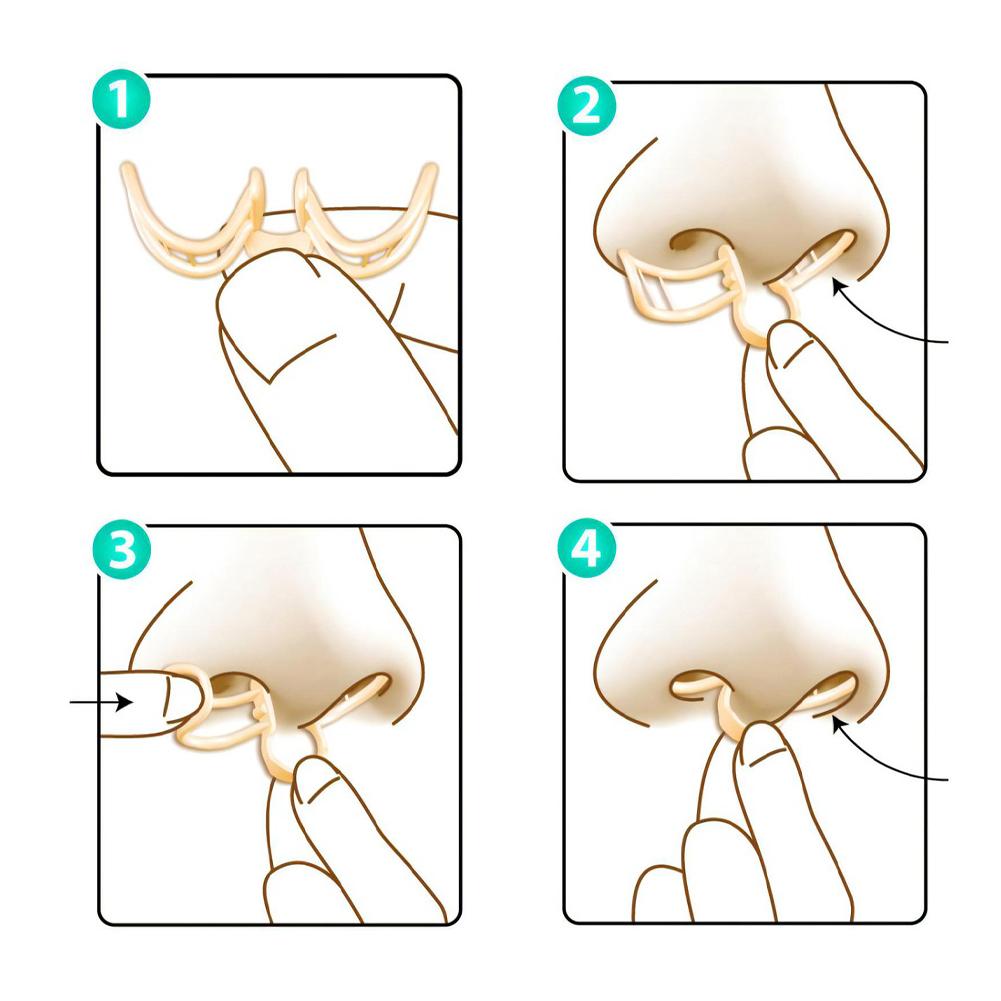 Расширитель Носа Силиконовый Зажим для Носа Против Храпа Легкое Дыхание Предотвращение Храпа Помощь Дыханию Устройства от Храпа Улучшение Сна