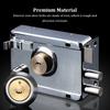 Exterior Iron Door Locks Security Anti-Theft Lock Multiple Insurance Lock Wood Gate Lock Hardware Household Indoor Dormitory