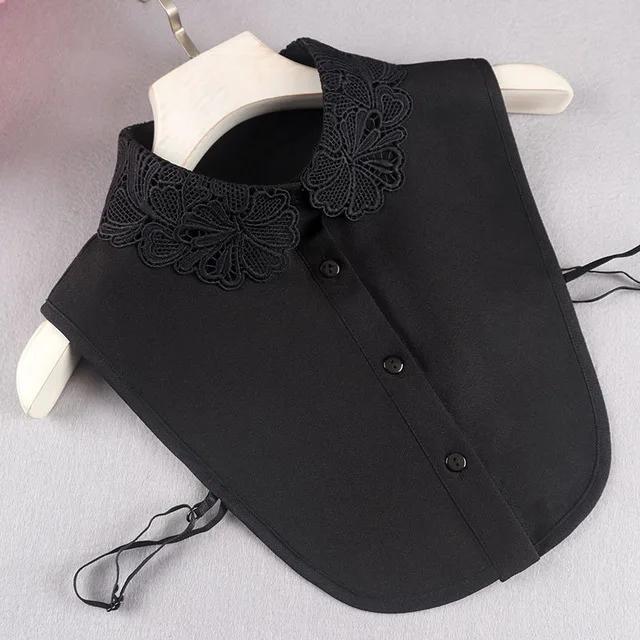 24 Styles Female Chiffon Fake Collar for Women Blouse Shirt False Collar Ladies Lapel Detachable Collar Female Decorative