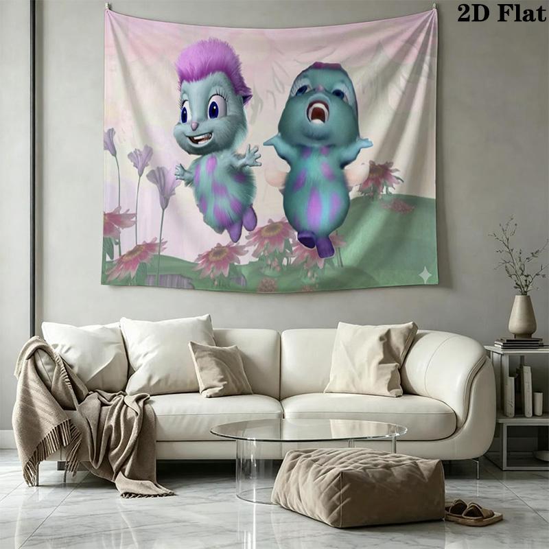 Bibble Wall Tapestry Aesthetic Wall Hanging Printed Fabric Blanket Decorative Tapestries for Bedroom Living Room Home Decor