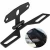 Folding License Plate Holder For ATV Motorbike Aluminum Alloy