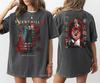 Comfort Colors Silent Hill F Свободная футболка для хоррор-игры Винтажная японская графическая футболка Жуткий топ в стиле survival
