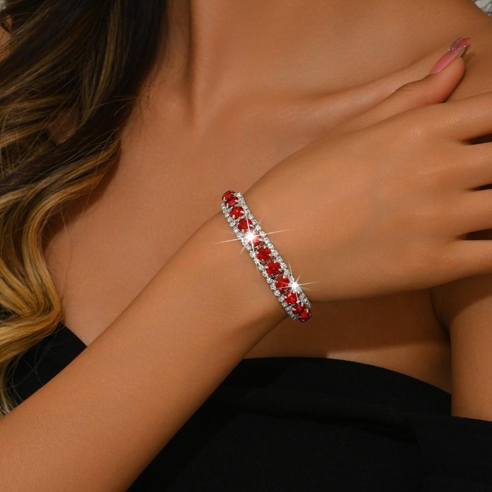 Luxury Sparkling Bracelet Decoration Women's Bracelet Rhinestone Bracelet Banquet Party