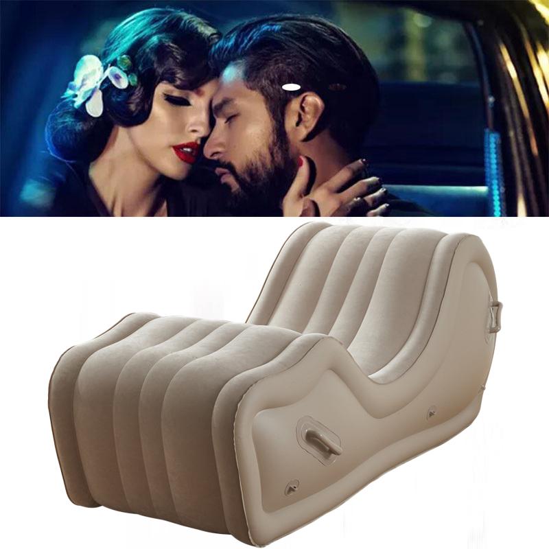 Игры для пар Надувной секс-диван-кровать Шезлонг Мебель для гостиной для Тантра-дивана Воздушное кресло-качалка Игрушки Кресло любви Секс-игрушки