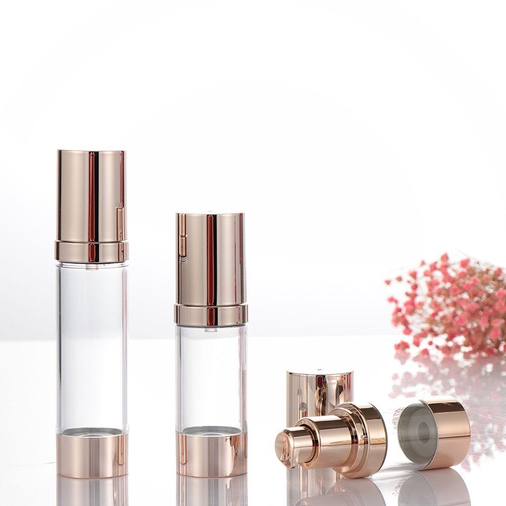 Size Squeeze Pump Empty Refillable Bottle Cosmetic Holder Lotion Vacuum Bottle Cream Container