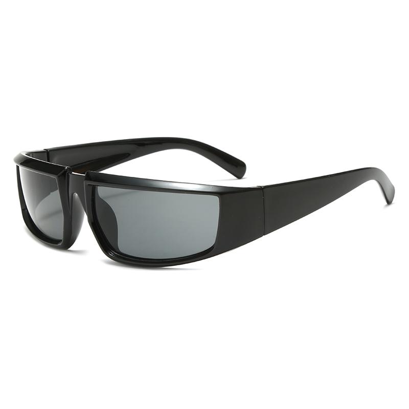 Детские очки в стиле «будущая технология Y2K», модные солнцезащитные очки для мальчиков и девочек в стиле панк, защита от ультрафиолета UV400.