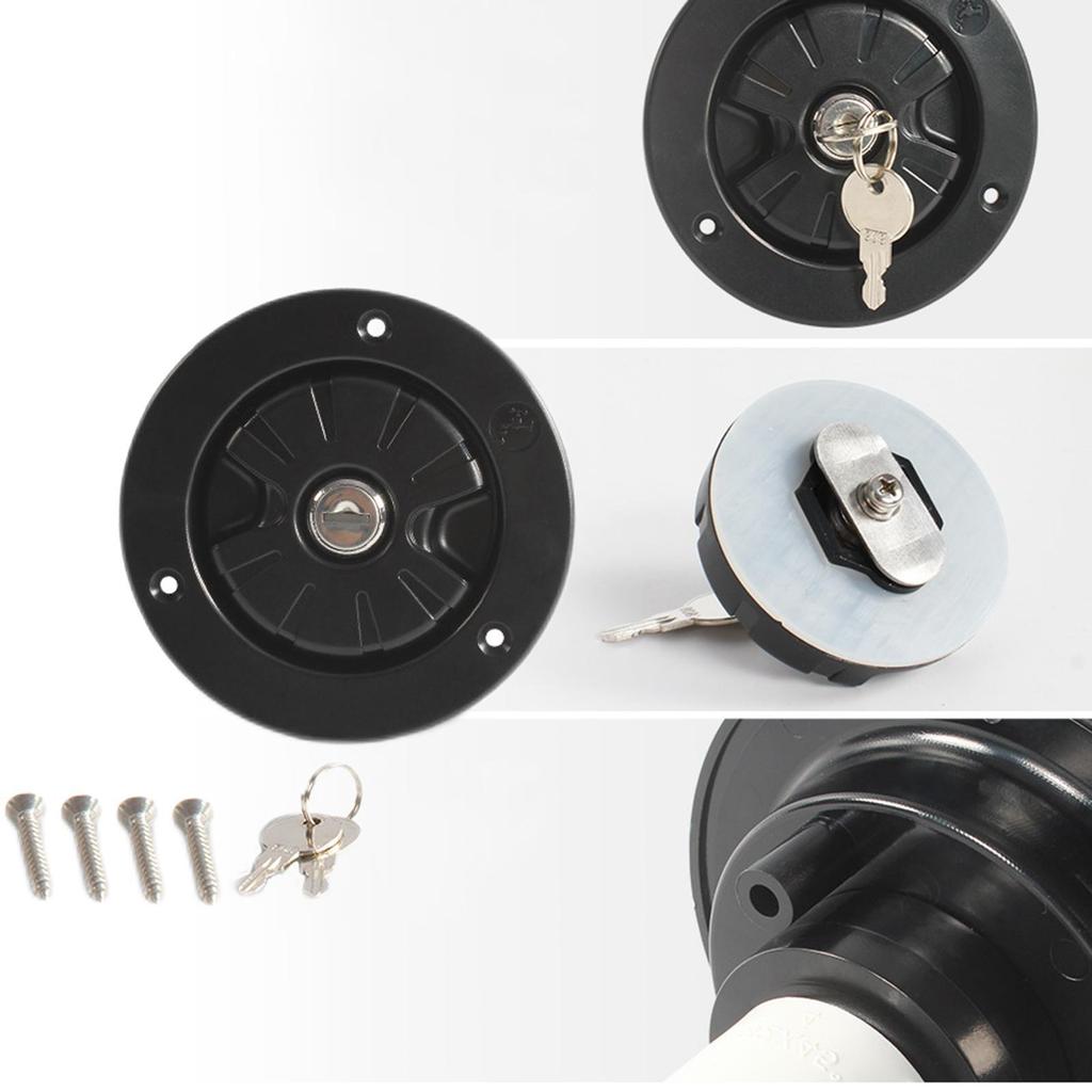 78 мм заливной люк для воды Tough Fill Hatch для автодома, прицепа, лодки, автодома, черного цвета