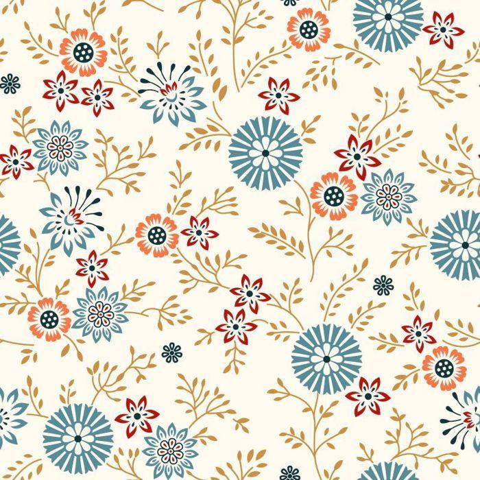 Pack complet housse de couette réversible pour lit 140 x 190 cm Nature bleu