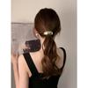 1Pcs Gold Metal Geometric Elastic Hair Ties,Ponytail Hair Cuff Wrap for Thick Thin Hair Elastic for Women Girls Hair Accessories
