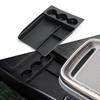 zkfan8 TPE Center Console Lower Layer Storage Box for RIVIAN R1T Car Central Tray Organizer Interior Tidying Practical Auto Accessories