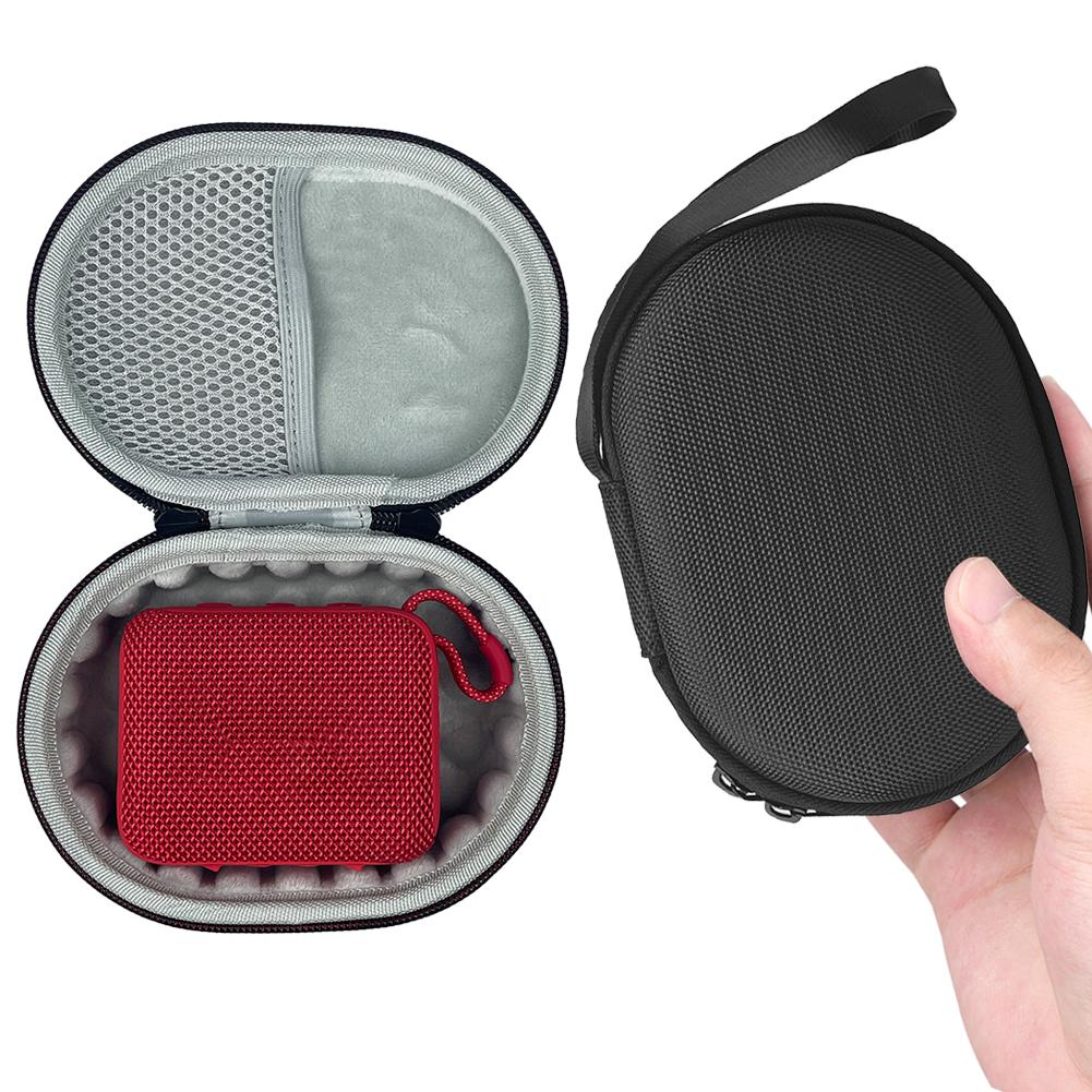 Жесткий чехол для беспроводной Bluetooth-колонки JBL Go 4, противоударная, устойчивая к царапинам дорожная защитная сумка с ручным шнурком и карабином