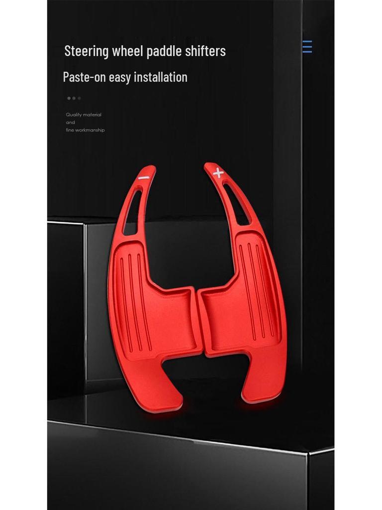 Ford Mustang 2015-2020 Aluminum Alloy Steering Wheel Paddle Shifters