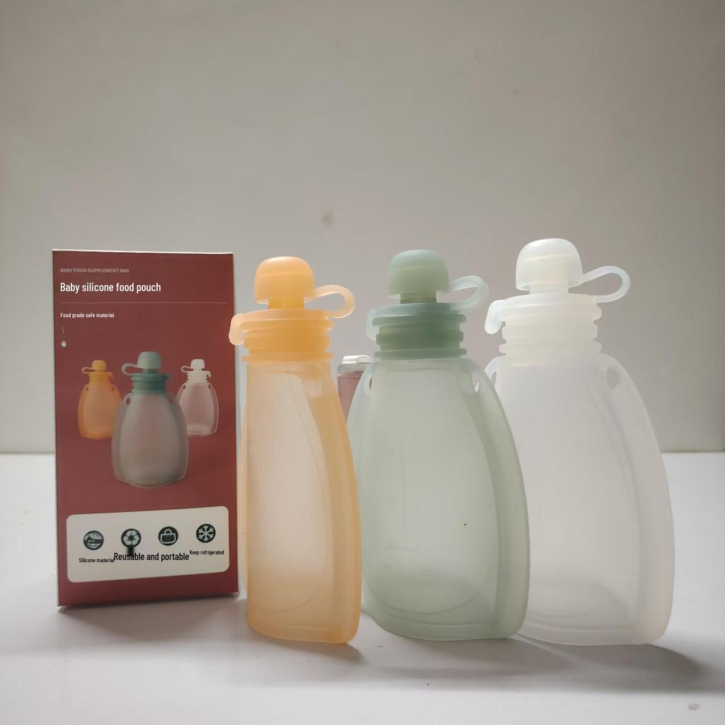 Portable Baby Food-Grade Silicone Milk Storage and Fresh-Keeping Bag