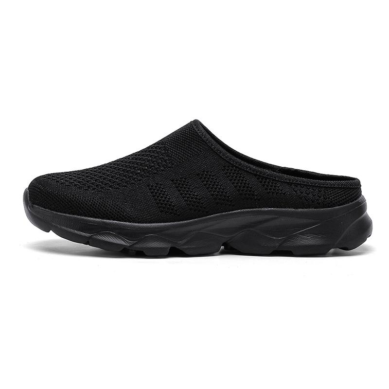 Летняя женская повседневная спортивная обувь 35–42 лет, дышащие модные женские полутапочки большого размера, сандалии