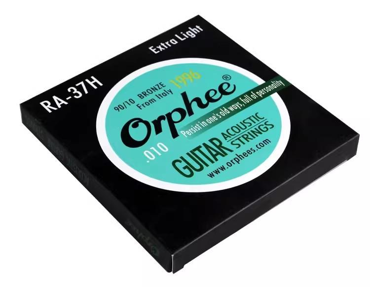 Струны для акустической гитары Orphee с покрытием против ржавчины - Комплект из 6 штук