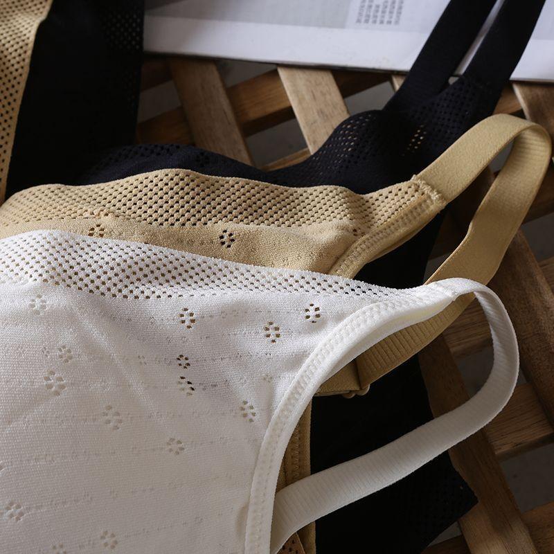 Women Push Up Bras Solid Simple Backless Wireless Girls Bras Female Underwear