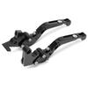 2pcs Motorcycle Brake Clutch Levers Adjustable CNC Aluminium Alloy Replacement for YAMAHA XJ6 DIVERSION 2009‑2015Black