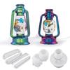 Artistic Resin Casting Mold Flexible Reusable Moulds Resin Oil Lamp Silicone Molds for Making Bedside Camping Lights