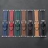 Силиконовые кожаные ремешки Hermes для Apple Watch, Huawei, Samsung (22мм)