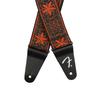 Fender Ремень для канадских инструментов Pasadena Woven Orange Strap, Wallflower, 2"