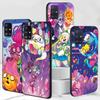 Fionna & Cake Case for Samsung Galaxy S23 S10e S10 S21 FE S22 S9 S24 Ultra S20 Plus Soft Black TPU Phone Cover Bumper
