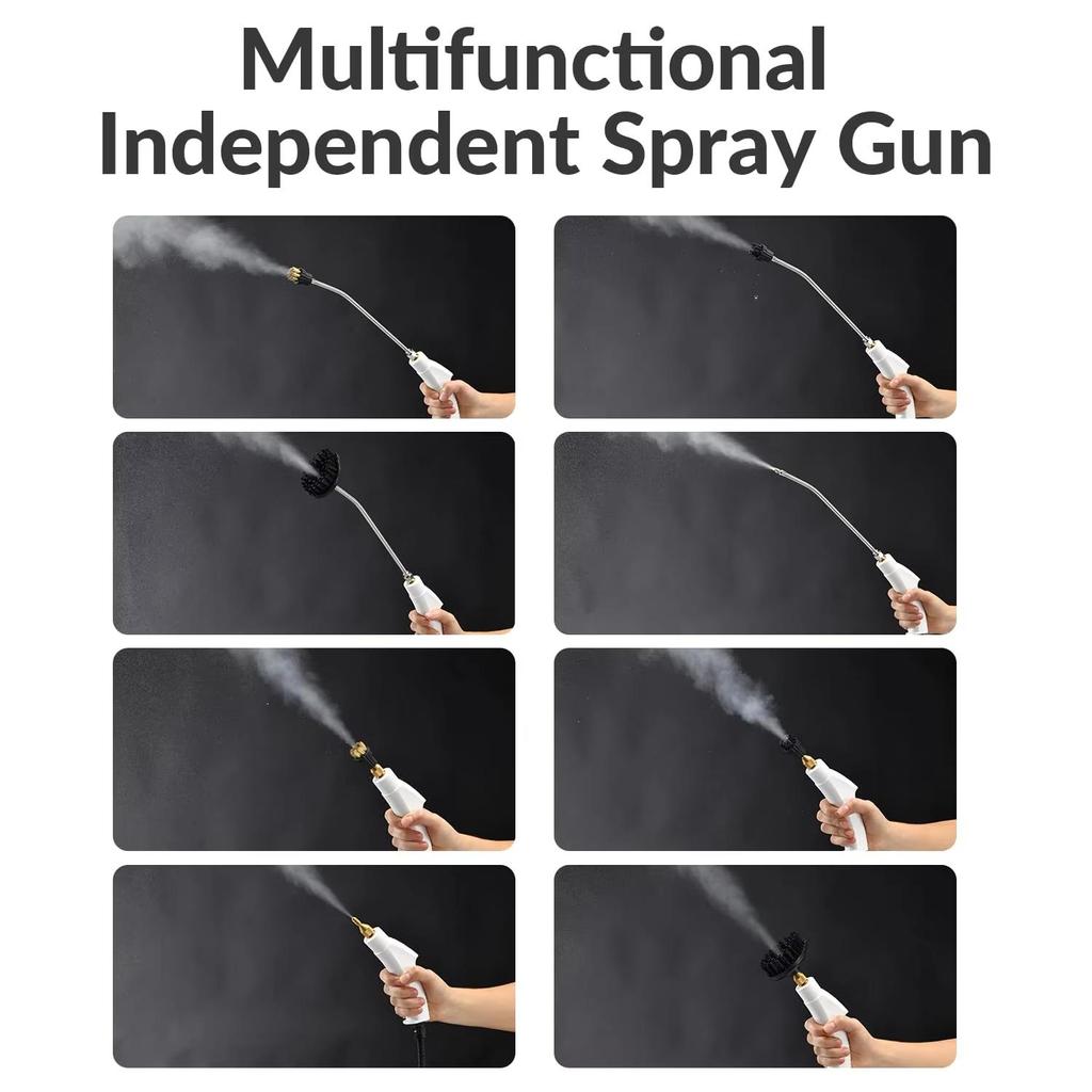 Многофункциональная паровая чистящая машина - высокое давление и высокая температура для кухонных вытяжек, ванных комнат, кондиционеров