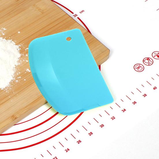 2 шт., набор нарезок для теста, инструменты для выпечки хлеба, скребок для теста полукруглой формы с эргономичным дизайном, легко чистящиеся скребки для чаши для кухонной пекарни