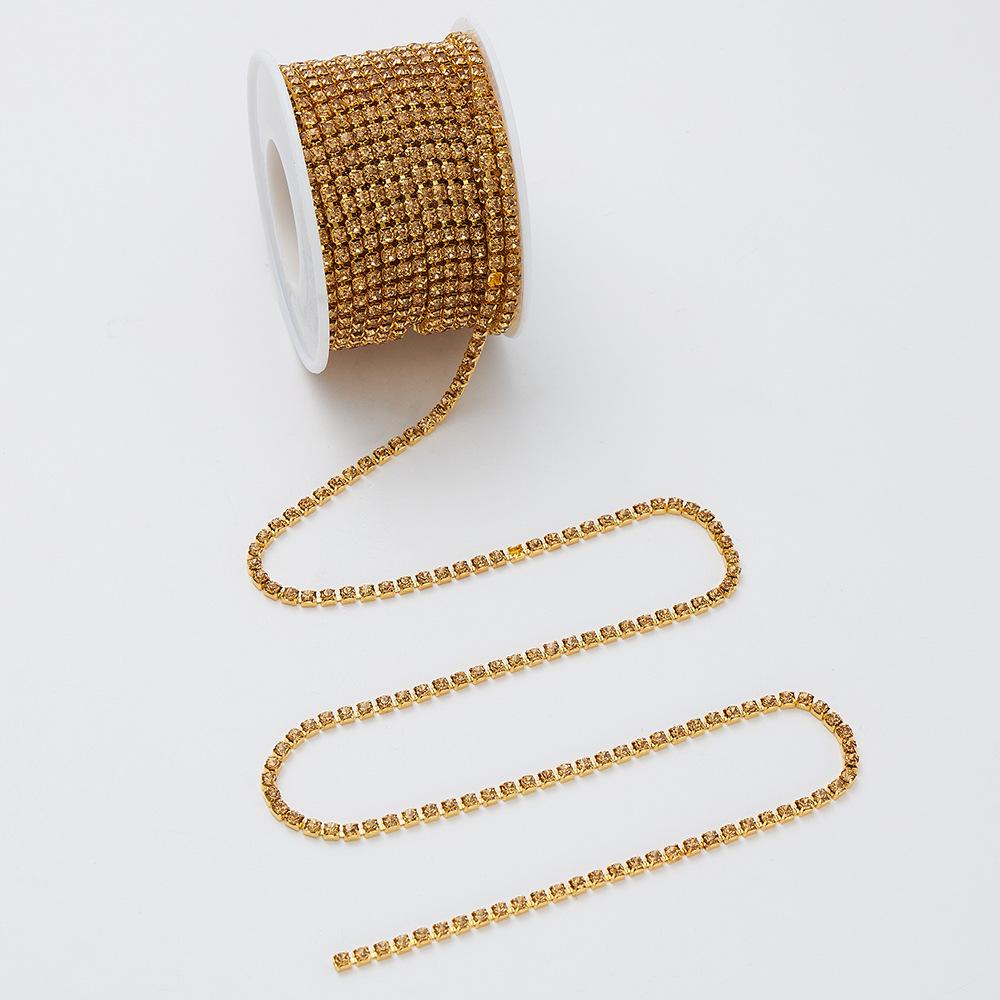 Новая электрофорезная цветная стразовая цепь-коготок для DIY-проектов