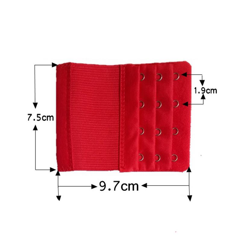 Удлинители для бюстгальтера, удлинитель с пряжкой для бюстгальтера, 3 ряда, 4 крючка, удлинитель для бюстгальтера, швейный инструмент, женское нижнее белье, удлиненные удлинители для бюстгальтера с крючками