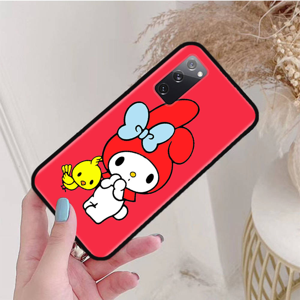 Черный чехол для Xiaomi Poco X6 X4 M5 M6 F5 F6 C65 C55 C50 C51 C40 Pro Redmi 14C A3X 13C 12C 11T 10A 9C Note 7 6 8A Plus L-13 Cute My Melody