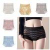 Hollow Out Lace Flower Briefs Ultra-thin Panties for Women Elastic Lace Mesh Panties  Lady