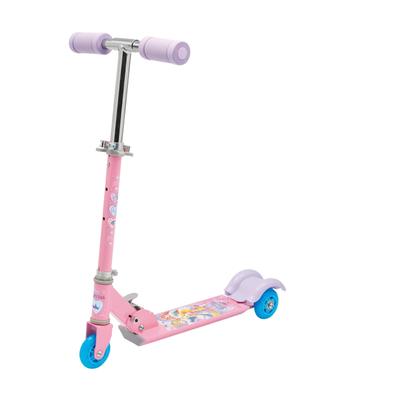 [Официальный] Самокат Ides Kick Scooter Princess Yume Love S Disney Children's Girls складной с ножным тормозом