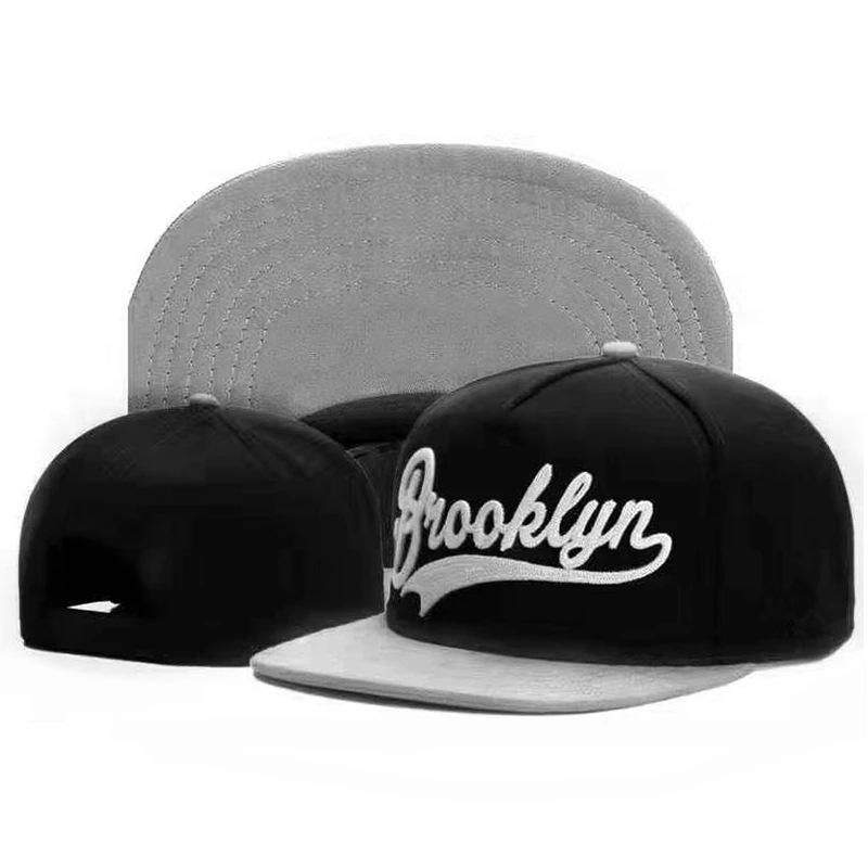 Бейсбольная кепка BROOKLYN с вышивкой, модные шляпы Snapback в стиле хип-хоп, мужские и женские универсальные плоские шляпы, спортивные солнцезащитные шляпы на открытом воздухе, кепки дальнобойщика