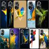 Parrot Bird Phone Case For Huawei P Smart 2021 Y5 Y6 Y7 Y9 Honor 50 20 Pro 10 10I 9 9X Y9S 8 8A 8X 8S 7S Cover