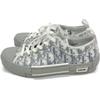 Dior LS0721 Oblige Low Top Shoes 41 Gray / whiteUsed