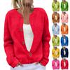 Women's  Cardigan Long Sleeve Lightweight Fun Christmas Print Jacket