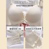 Thin female pure desire one piece seamless display big girl no steel ring sexy bra cover thickened