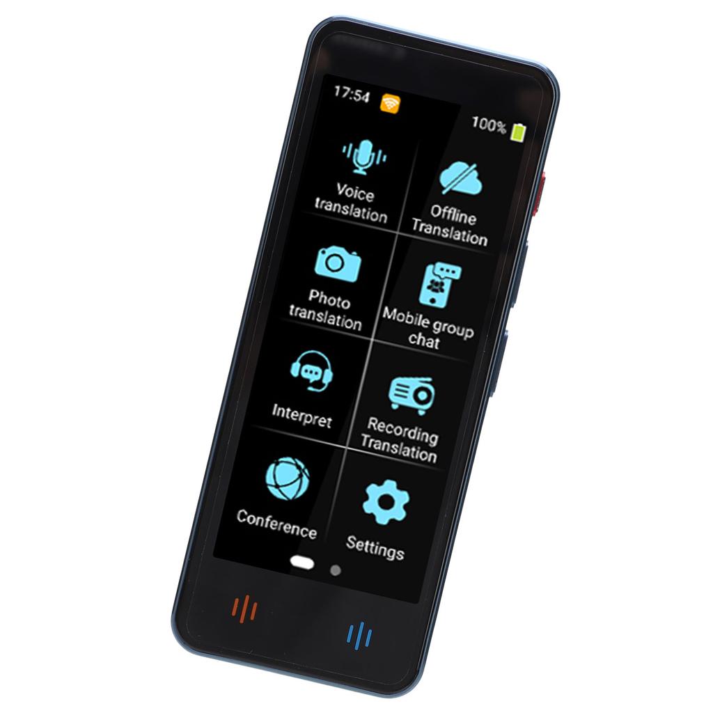 Переводчик языков с искусственным интеллектом, сенсорный экран, 134 языка, онлайн-переводчик, портативный переводчик для учебы