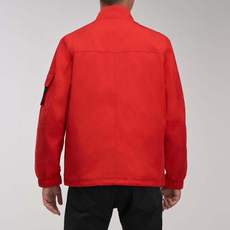 Мужская повседневная куртка Levis Stand Collar Multi-Pocket, красная 28408-0004