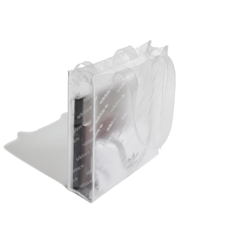 Adidas Оригинальная сумка-тоут из ТПУ, сумка для покупок, сумка на плечо, дамская сумка, унисекс, белая, Adidas HS5005