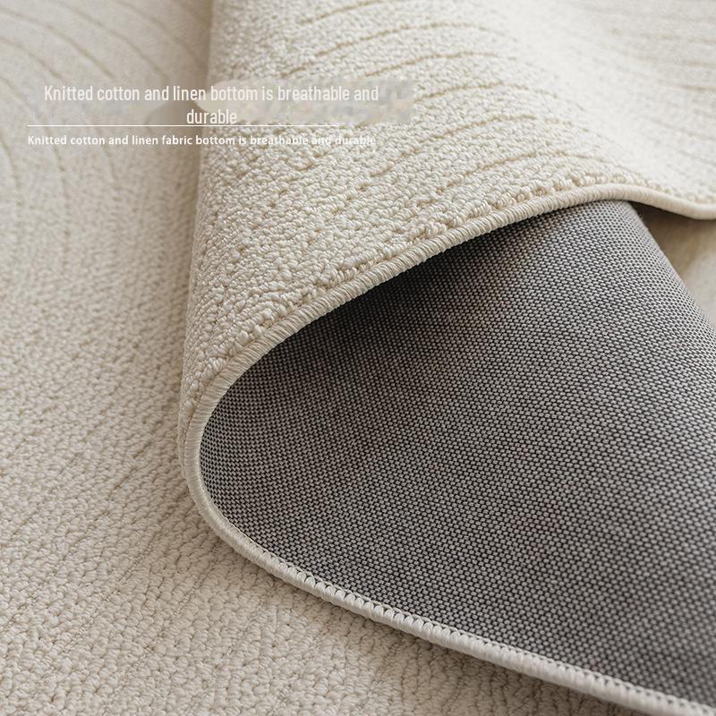 2024 Waterproof Anti-Fouling Washable Diatom Silk Sofa Carpet for Living Room - Light Luxury Autumn/Winter Edition