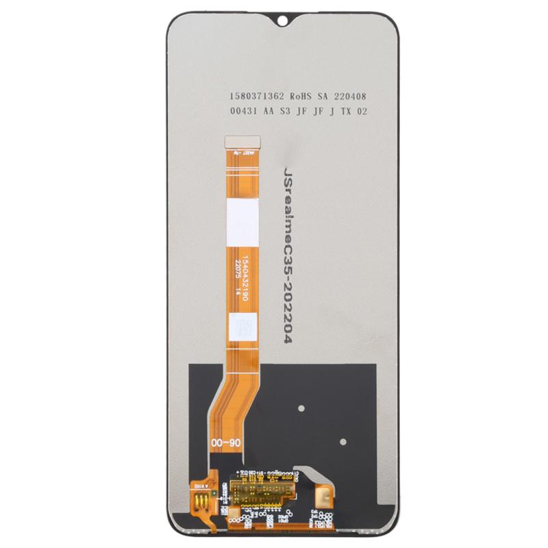 Для Realme C35 4G/Narzo 50A Prime Класс C ЖК-экран и сборка дигитайзера Запасная часть для ремонта (без логотипа)