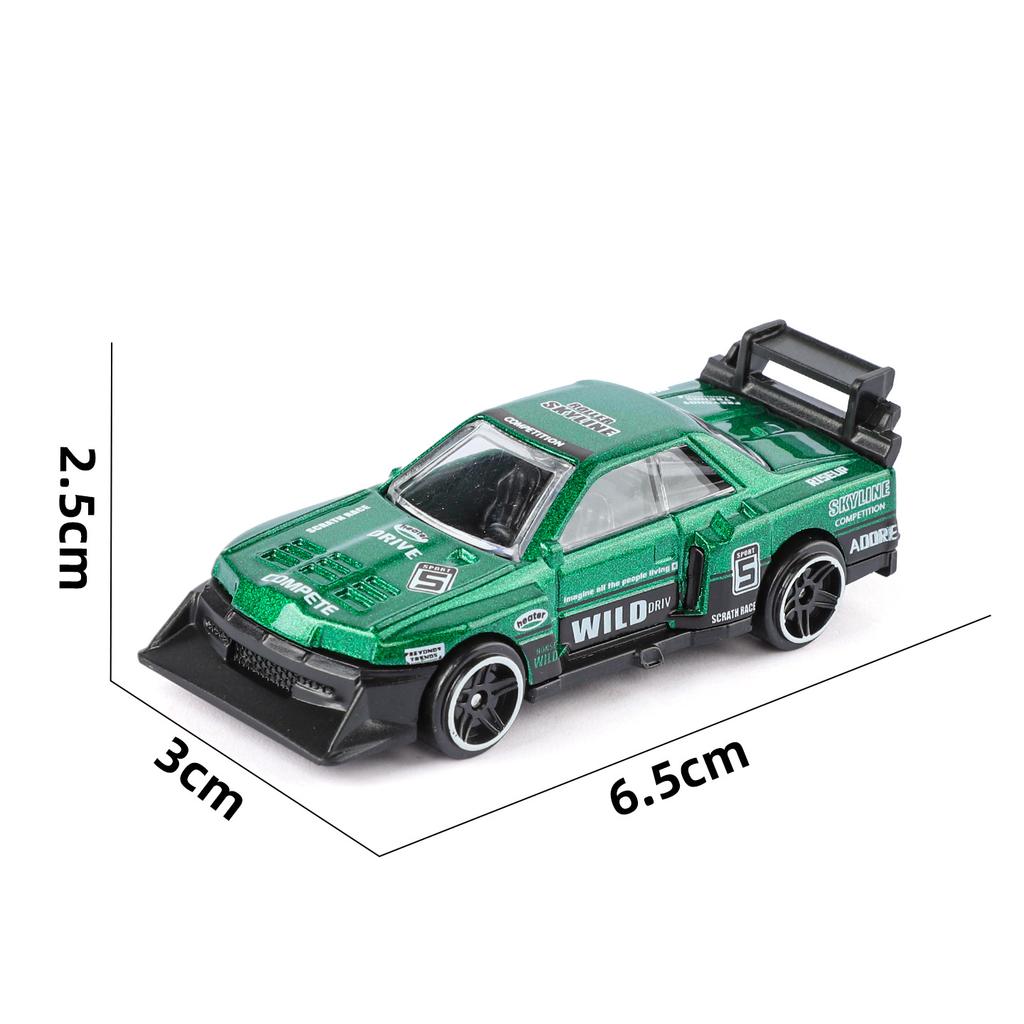 AAZZ1 1:64 Alloy sports car set High Simulation Diecast Car Metal Model Car decoration display collection gifts