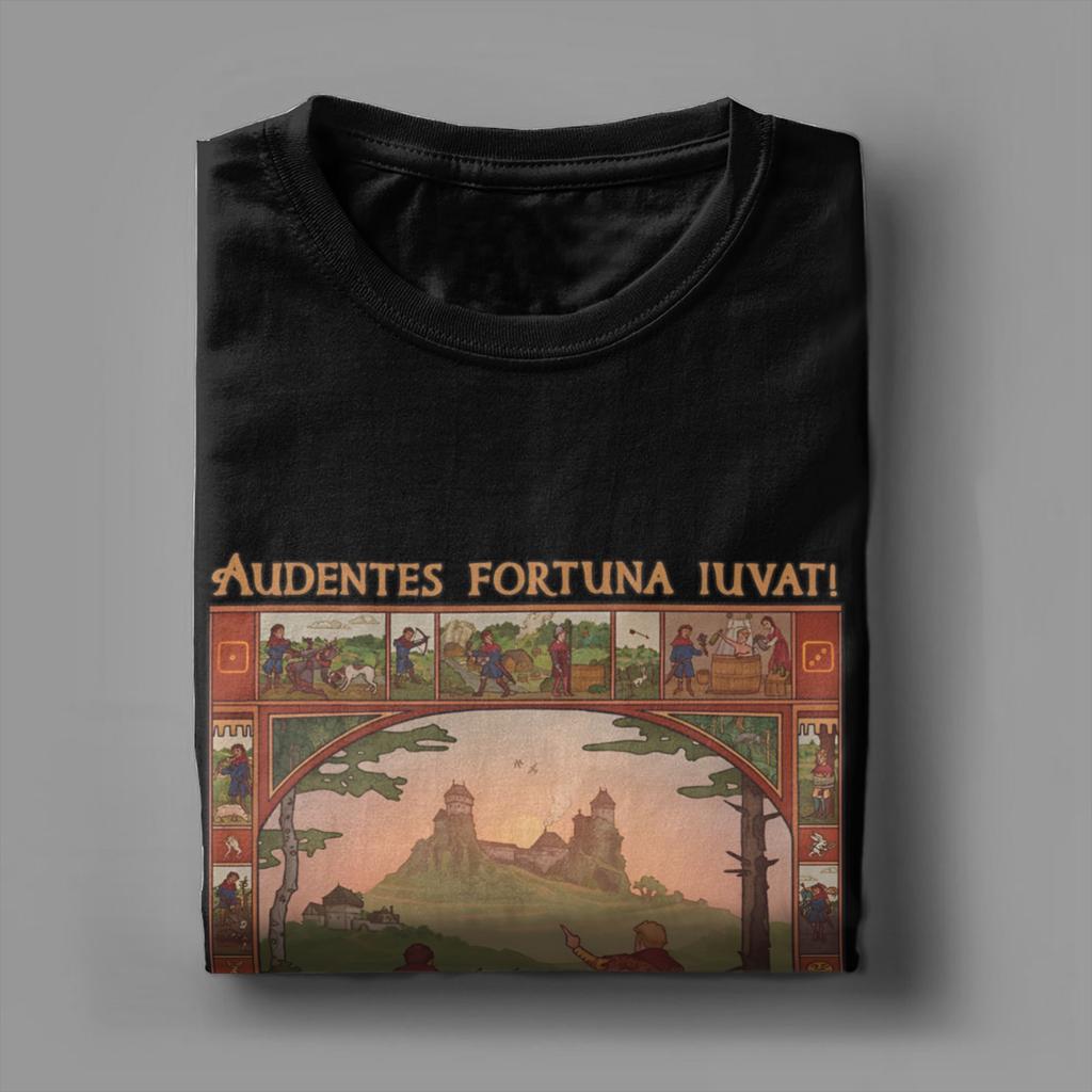 Kingdoms Come Deliverances Футболка Летняя 100% Хлопок Футболки Для Пары Харадзюку Повседневная Футболка С Короткими Рукавами Ретро Одежда