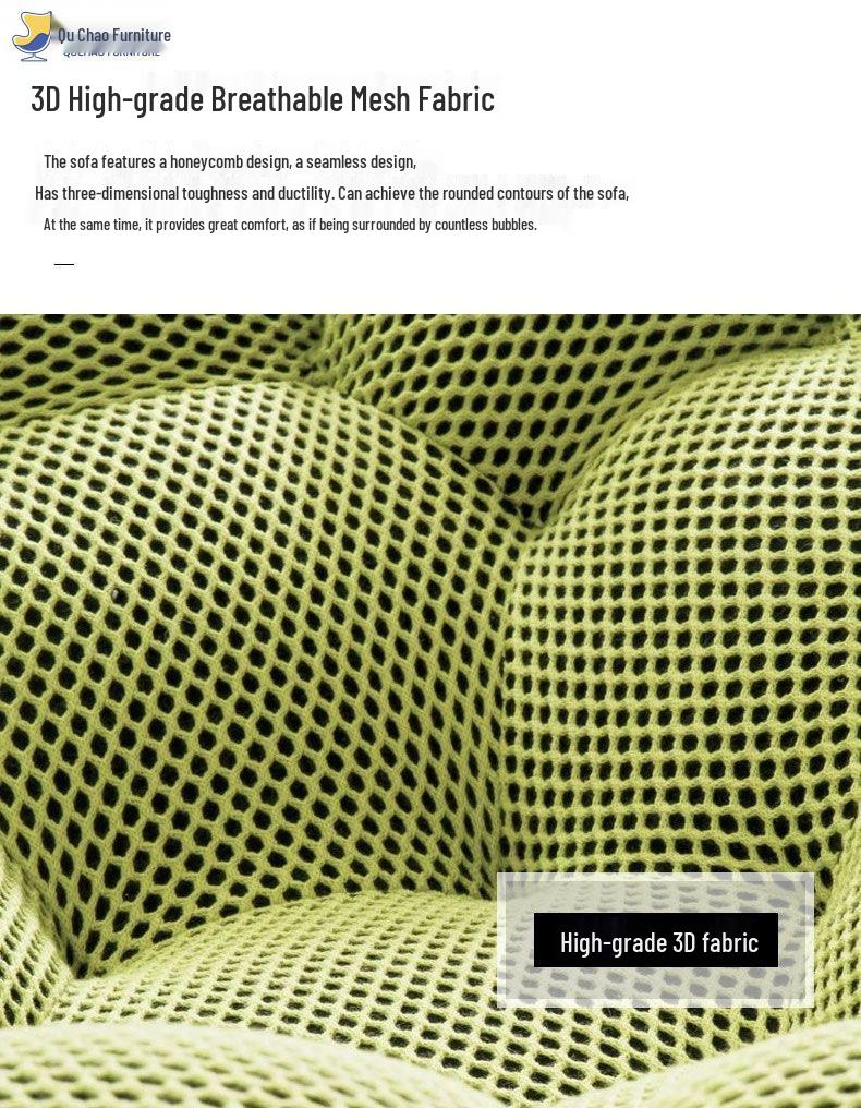 Roche Bobois Italian Modern Bubble Sofa - Light Luxury Irregular Shape for Small Apartment Living Room