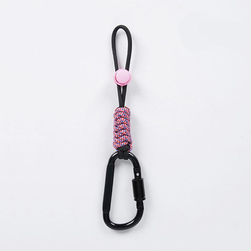 Paracord Water Bottle Hook 1 Carabiner Heavy Duty Clip Portable Multi-functional Tool for Sports Travel