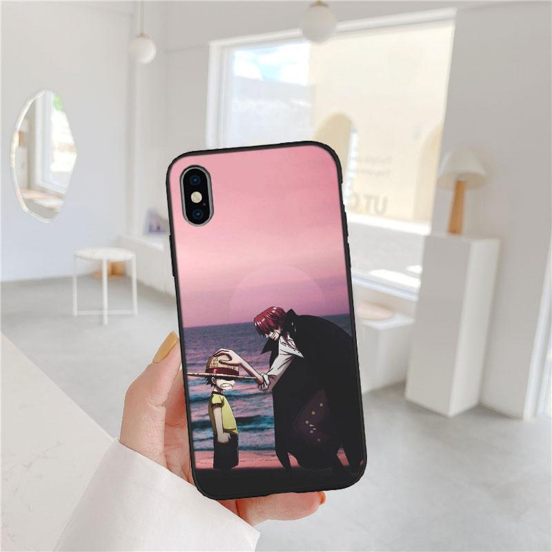 One Piece Soft Shell Phone Case for iPhone 16 15 14 13 12 Pro Max Plus Mini