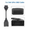 12pin to OBD1/OBD2 Adapter Cable 16 Pin Connector Auto Accessories Lightweight