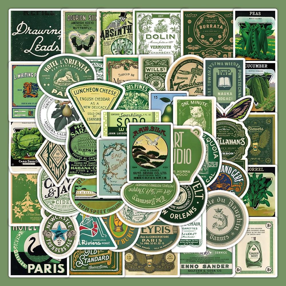 60 листов многоцветных наклеек в стиле ИНС: Реалистичные маленькие объекты в синем, розовом, фиолетовом, желтом и зеленом цветах